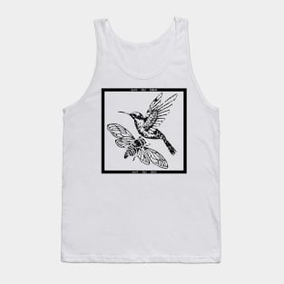 BØRNS//God Save Our Young Blood - Black and White Tank Top